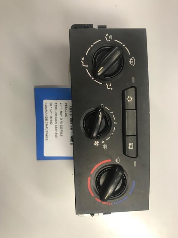 BEDIENINGSPANEER VERWARMING Peugeot 207 2/06 > 15