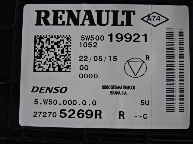 BLOC CHAUFFAGE Renault CLIO IV 11/12 - 7/16