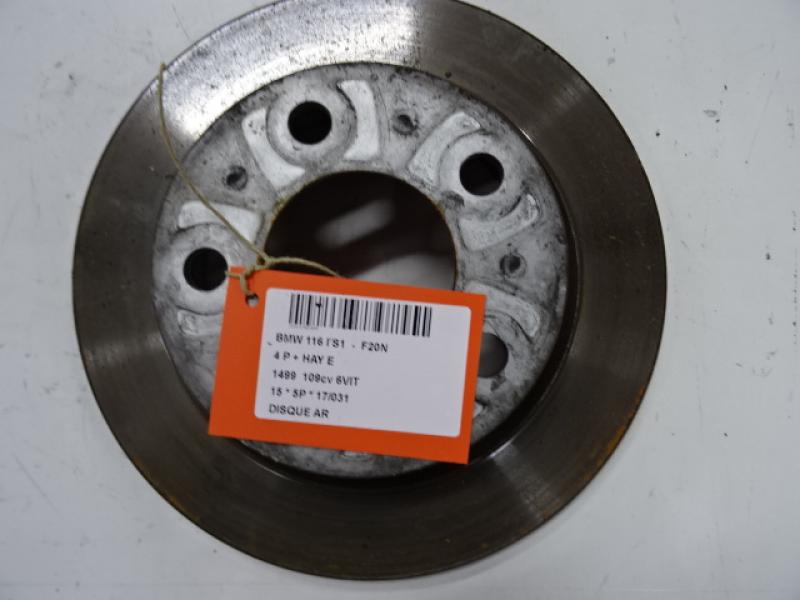 REAR BRAKE DISC Bmw 1 F20/F21 3/15 - 19