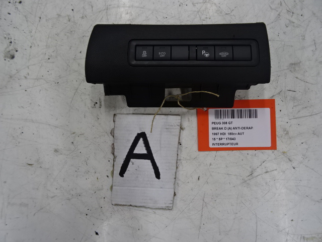 INTERRUPTEUR Peugeot 308 (2) 9/13-6/17
