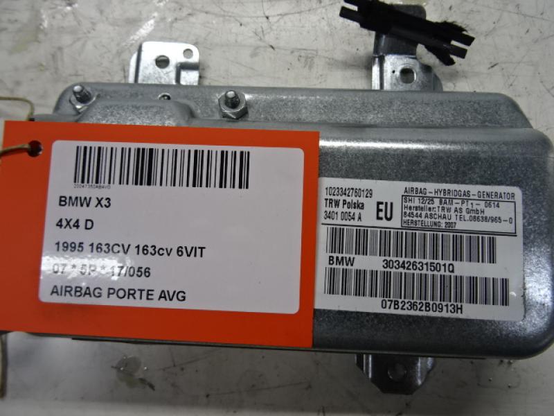 DOOR AIRBAG FRONT LEFT Bmw X3 E83 01/04 - 10