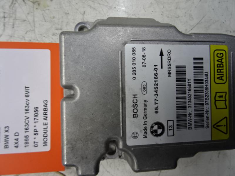 AIRBAG MODULE Bmw X3 E83 01/04 - 10