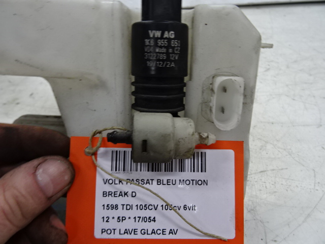 MOTOR RUITENWASSERS VOOR Vw PASSAT 11/10 - 14