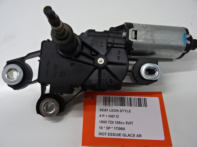 MOTEUR D&#039;ESSUIE-GLACE ARRIERE Seat LEON (2) (1P)  9/05 - 12