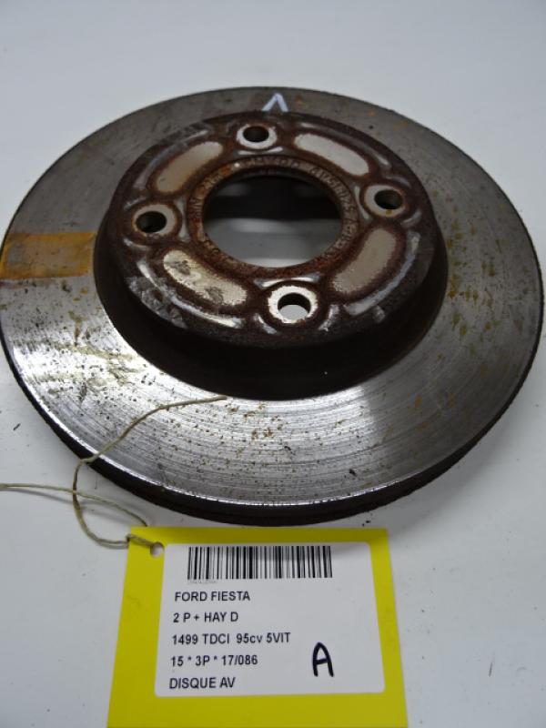 BREMSSCHEIBE VORNE Ford FIESTA 1/13 - 17