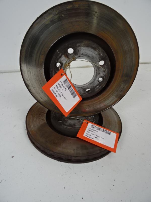 DISQUE AVANT Peugeot 207 2/06 > 15
