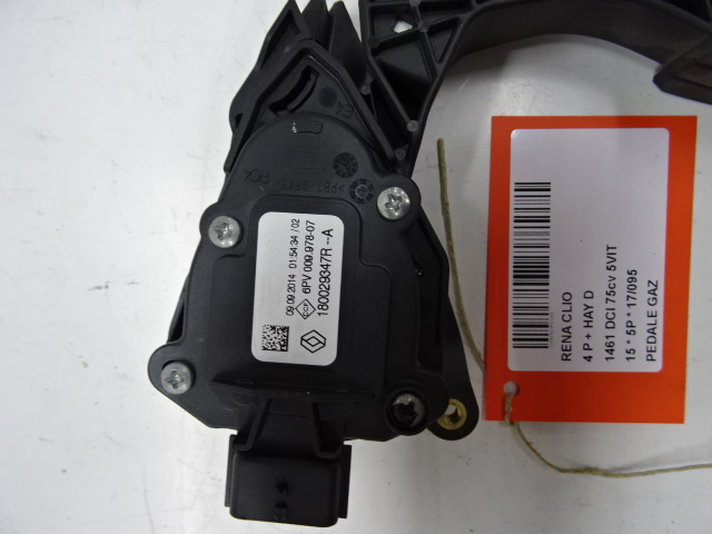 PEDALE DE GAZ Renault CLIO IV 11/12 - 7/16