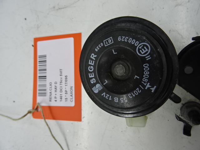 KLAXON Renault CLIO IV 11/12 - 7/16