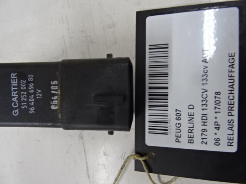 VOORGLOEI RELAIS Peugeot 607