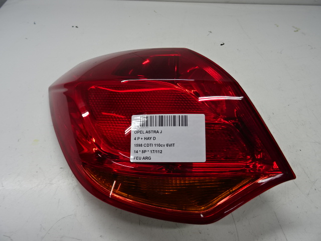 ACHTERLICHT LINKS Opel ASTRA J 10 - 15 5P/D