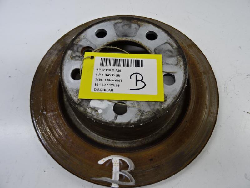 DISQUE ARRIERE Bmw 1 F20/F21 3/15 - 19