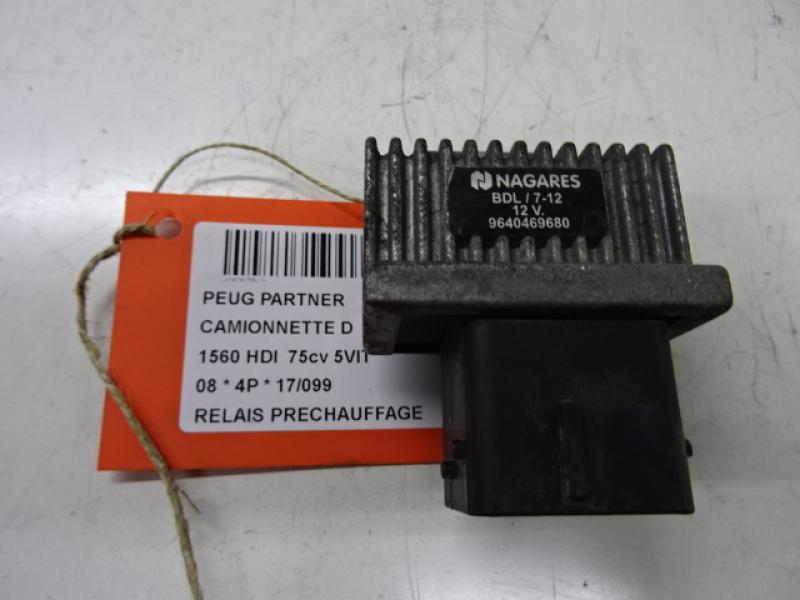 VOORGLOEI RELAIS Peugeot PARTNER 08 - 18
