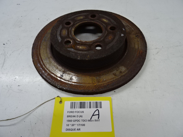 REMSCHIJF ACHTER Ford FOCUS (3) 08 - 02/11