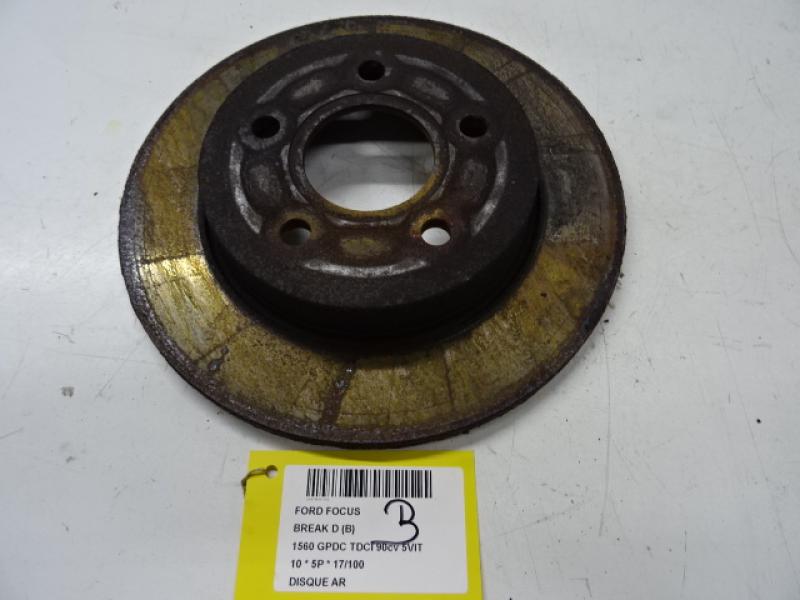 DISQUE ARRIERE Ford FOCUS (3) 08 - 02/11