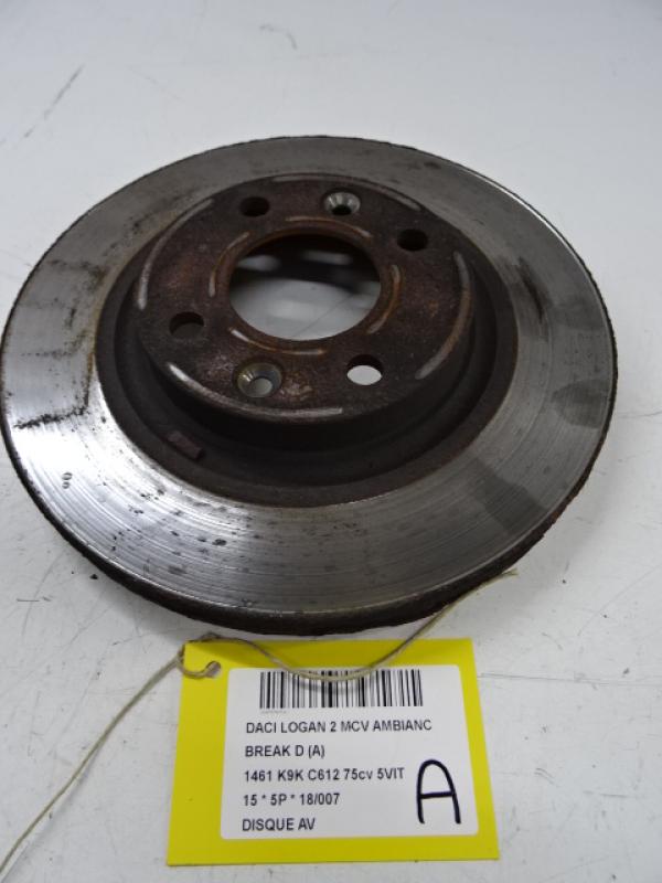 REMSCHIJF VOOR Dacia LOGAN MCV 2/13 - 16