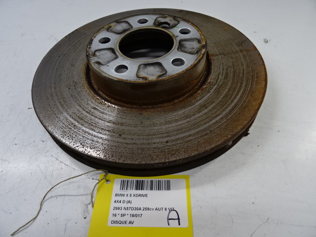 REMSCHIJF VOOR Bmw X5 F15 08/13 - 18