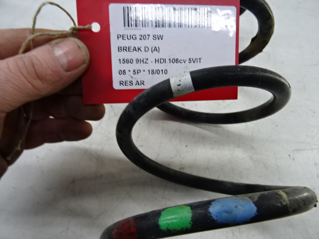 RESSORT ARRIERE Peugeot 207 2/06 &gt; 15