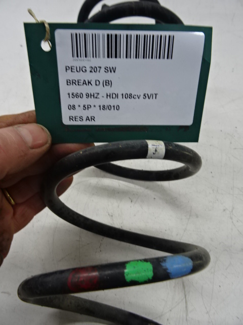 RESSORT ARRIERE Peugeot 207 2/06 &gt; 15