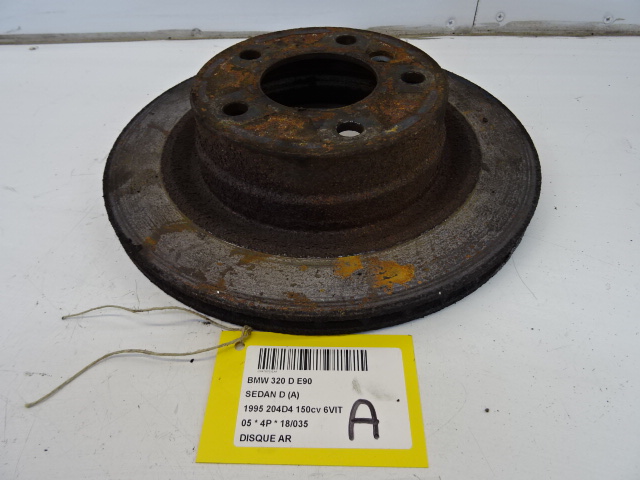 REMSCHIJF ACHTER Bmw 3 E90 05 - 09/08