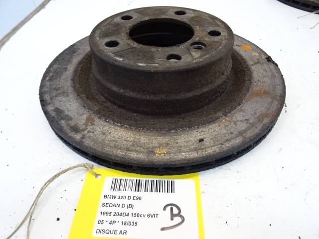 REMSCHIJF ACHTER Bmw 3 E90 05 - 09/08