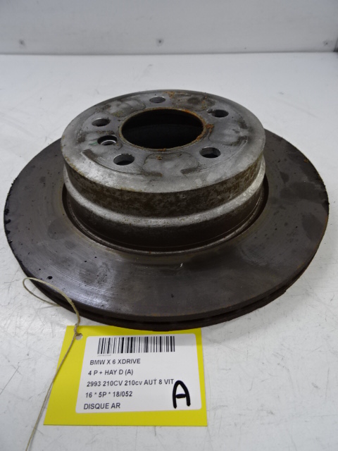 REMSCHIJF ACHTER Bmw X6 F16 08/14 - 19