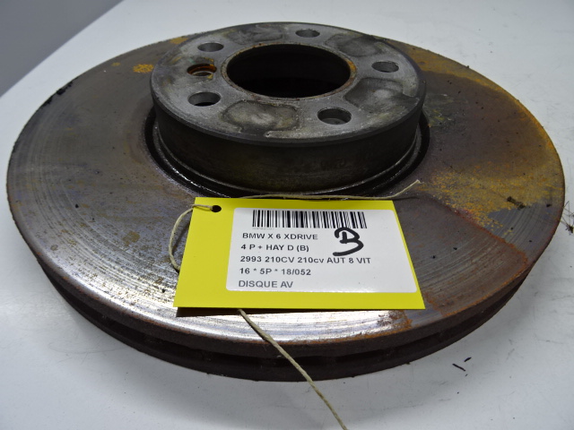 REMSCHIJF VOOR Bmw X6 F16 08/14 - 19