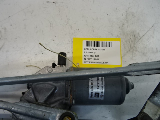 MOTEUR D&#039;ESSUIE-GLACE AVANT Opel CORSA D 01/11 - 15
