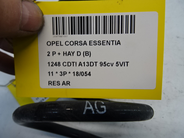 ACHTERVEER Opel CORSA D 01/11 - 15