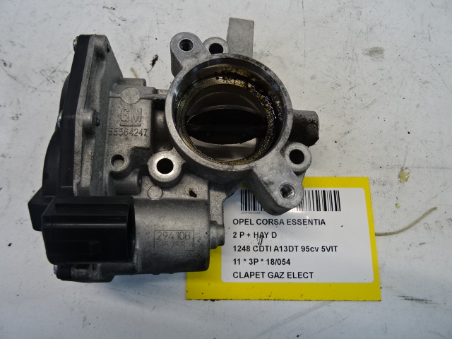 GASKLEP ELEKTRISCH Opel CORSA D 01/11 - 15