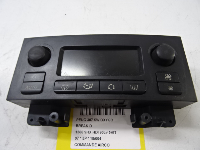 BEDIENINGSPANEEL AIRCO Peugeot 307 7/05 - 08