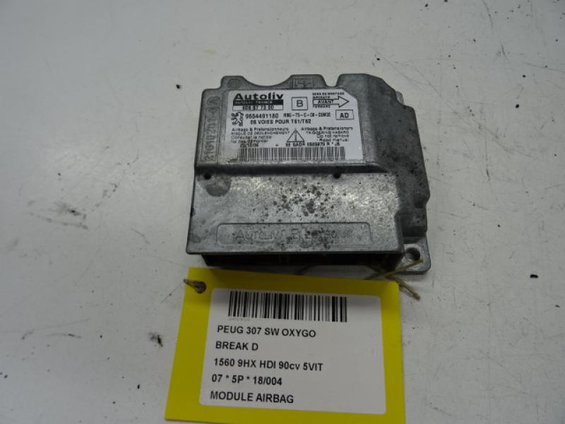 MODULE D'AIRBAG Peugeot 307 7/05 - 08