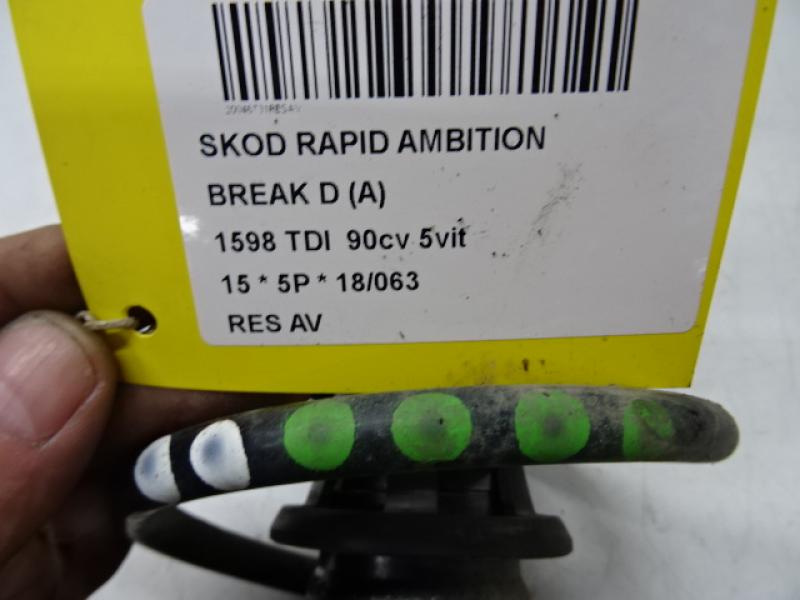 VEER VOOR Skoda RAPID 12/12 - 5/17