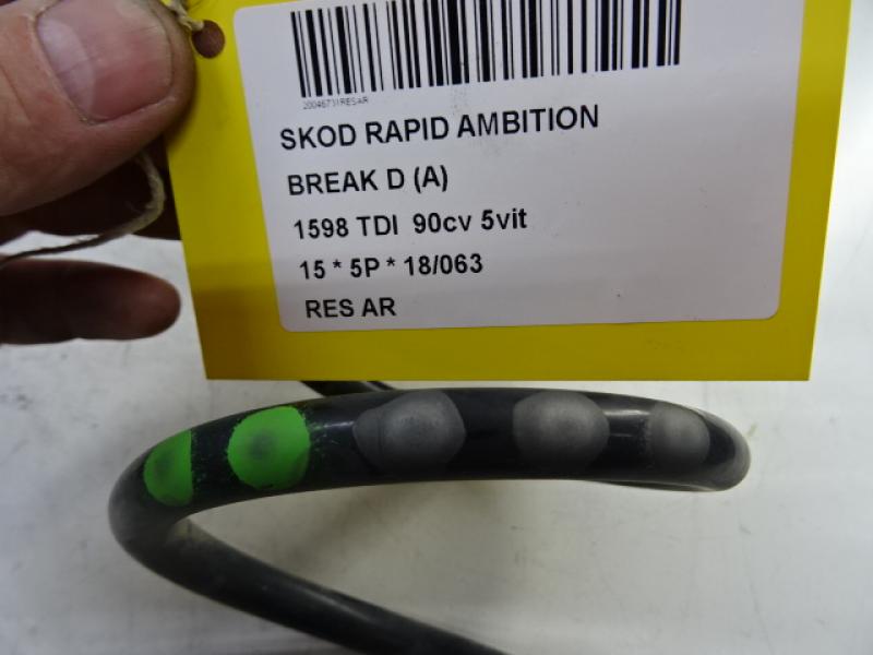 ACHTERVEER Skoda RAPID 12/12 - 5/17