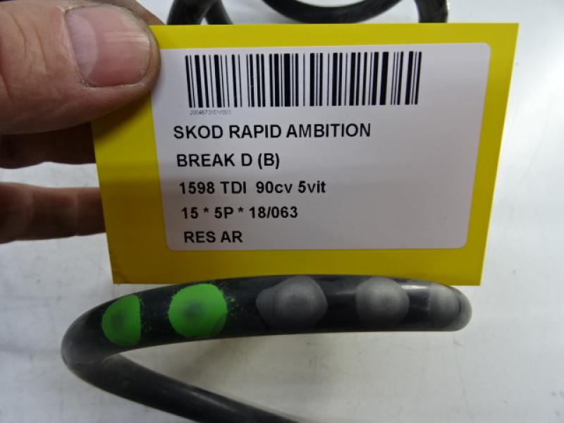 ACHTERVEER Skoda RAPID 12/12 - 5/17