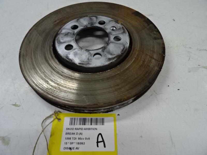 BREMSSCHEIBE VORNE Skoda RAPID 12/12 - 5/17