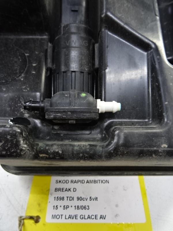 MOTOR RUITENWASSERS VOOR Skoda RAPID 12/12 - 5/17