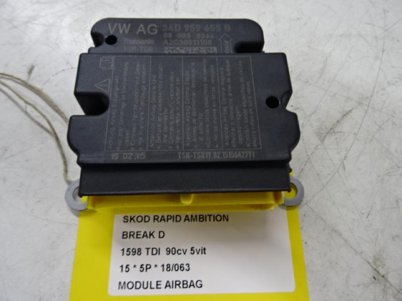 AIRBAG MODULE Skoda RAPID 12/12 - 5/17