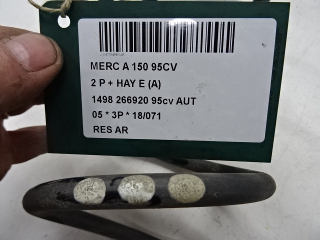 ACHTERVEER Mercedes-Benz A W169 04 - 5/2008