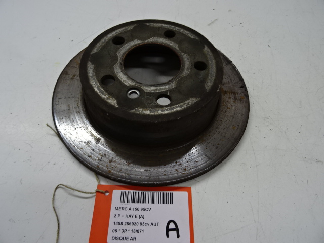 REMSCHIJF ACHTER Mercedes-Benz A W169 04 - 5/2008