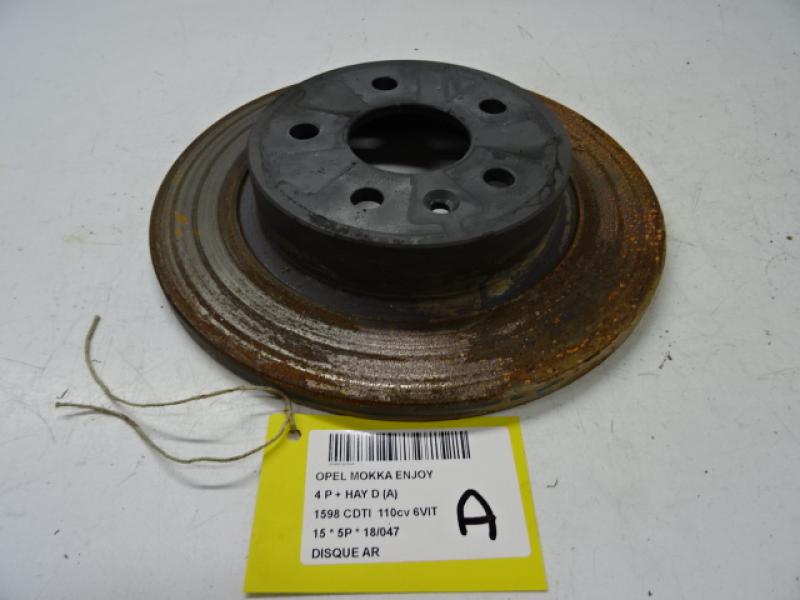 REMSCHIJF ACHTER Opel MOKKA 6/12 - 16