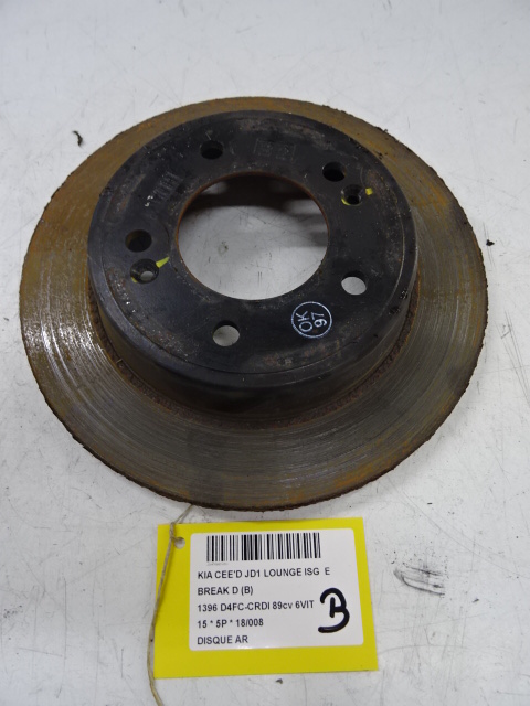REMSCHIJF ACHTER Kia CEED 05/12 - 15