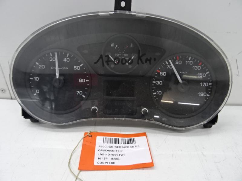 KM TACHO-KOMBIINSTRUMENT Peugeot PARTNER 08 - 18