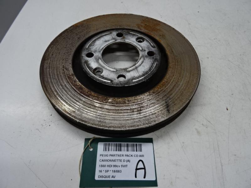 FRONT BRAKE DISC Peugeot PARTNER 08 - 18