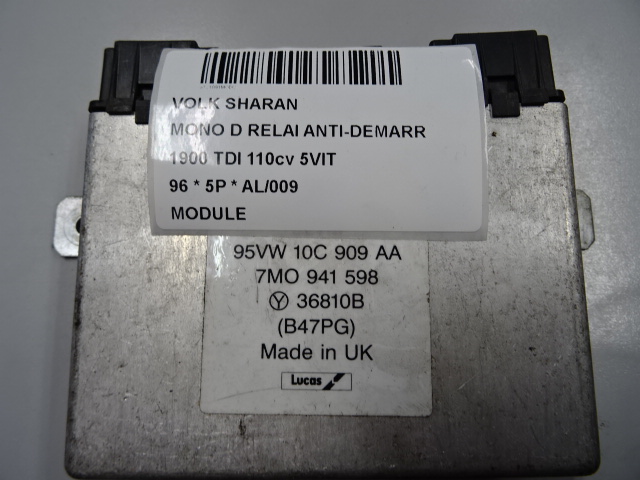 MODULE Vw SHARAN (1) 95 - 4/00