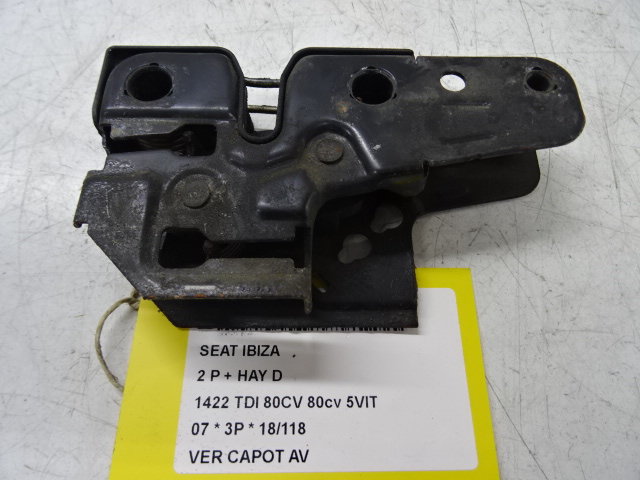 DRUKVEER MOTORKAP Seat IBIZA MK3 (6L1) 6/02 - 08