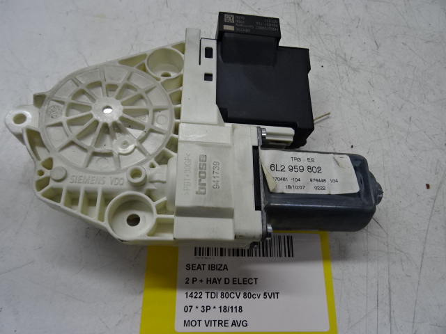 MOTOR RUITMECHANISME VOOR LINKS Seat IBIZA MK3 (6L1) 6/02 - 08