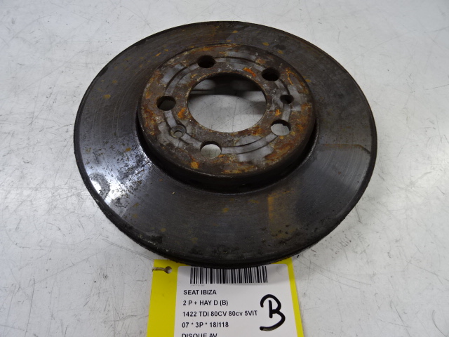 REMSCHIJF VOOR Seat IBIZA MK3 (6L1) 6/02 - 08