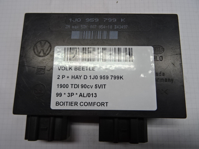BOITIER CONFORT Vw NEW BEETLE - 6/05