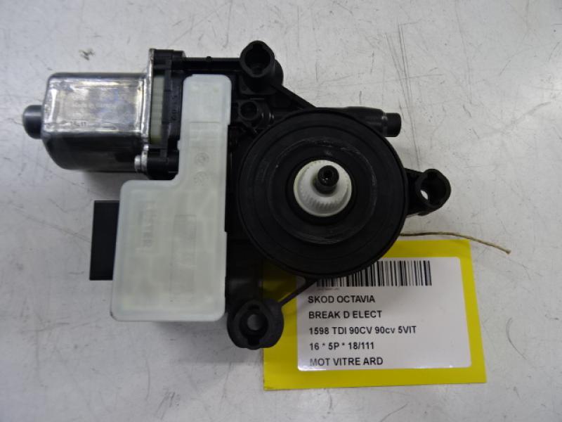 MOTOR RUITMECHANISME ACHTER RECHTS Skoda OCTAVIA (5E) 11/12 - 3/17