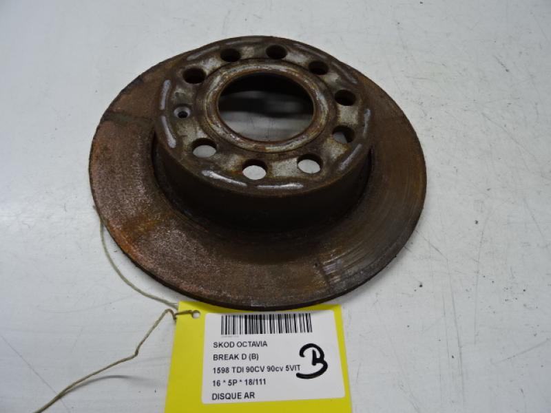 REMSCHIJF ACHTER Skoda OCTAVIA (5E) 11/12 - 3/17